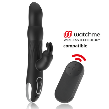 BRILLY GLAM- VIBRATORE E ROTATORE CONIGLIO  MOEBIUS COMPATIBILE CON LA TECNOLOGIA WIRELESS WATCHME - BRILLY GLAM | Lingerie Harness Boutique