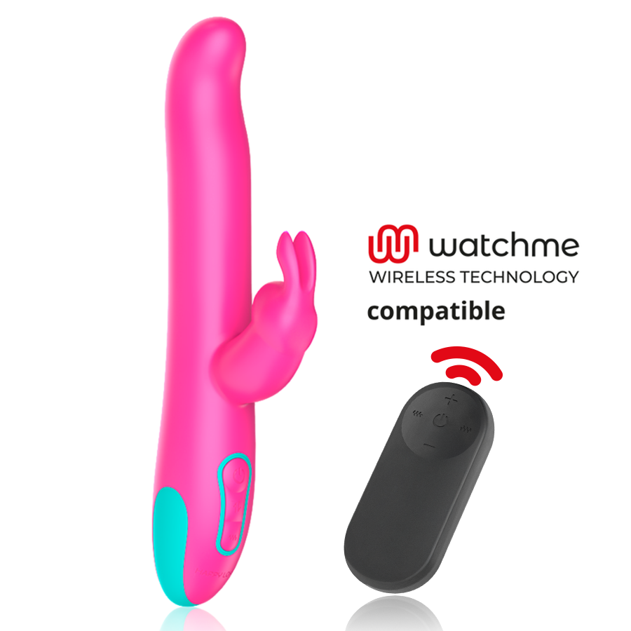 HAPPY LOKY - PLUTO CONIGLIO VIBRATORE E ROTATORE WATCHME COMPATIBILE CON LA TECNOLOGIA WIRELESS - HAPPY LOKY | Lingerie Harness Boutique