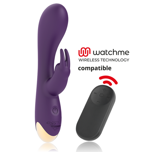 TREASURE - LAURENCE RABBIT VIBRATORE WATCHME COMPATIBILE CON TECNOLOGIA WIRELESS - TREASURE | Lingerie Harness Boutique