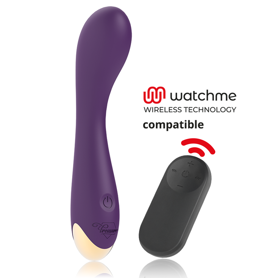 TREASURE - HANSEL VIBRATORE PUNTO G WATCHME COMPATIBILE CON TECNOLOGIA WIRELESS - TREASURE | Lingerie Harness Boutique