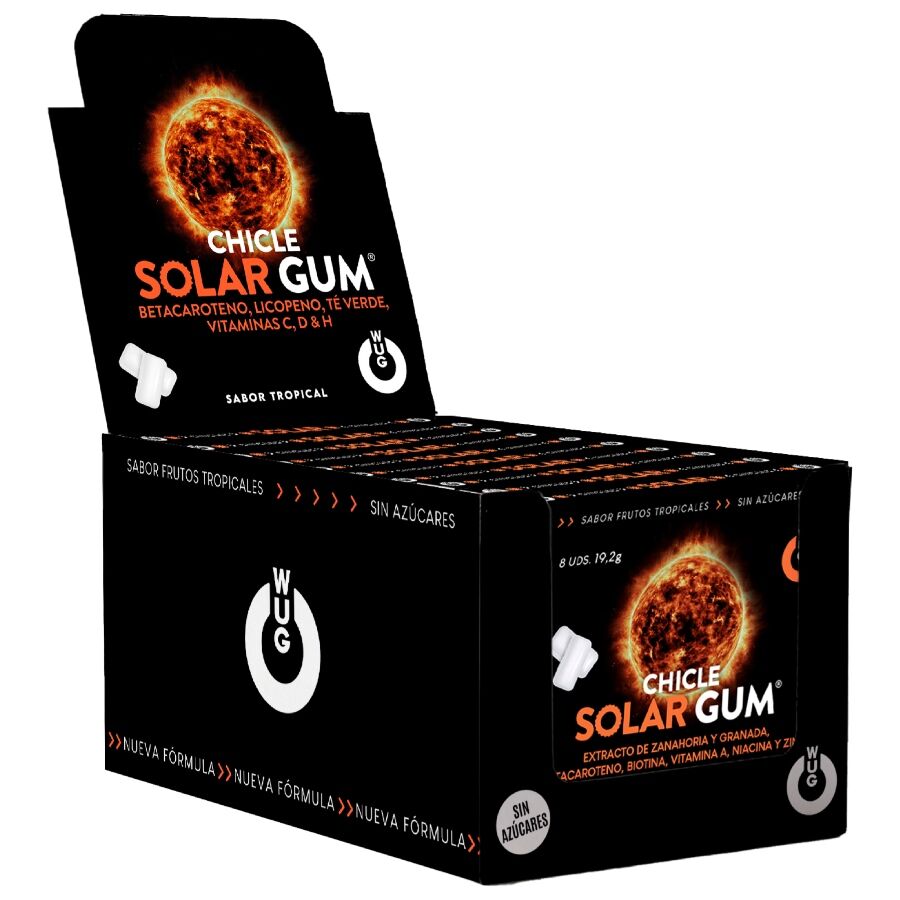 WUG GUM - SOLAR GUM ABBRONZANTE | ESPOSITORE 12 X 8 UNITÀ - WUG GUM | Lingerie Harness Boutique
