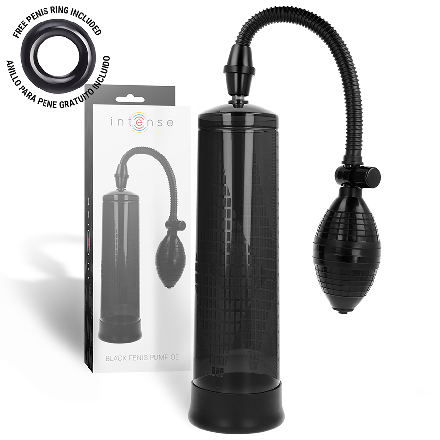INTENSE - POMPA NERA 02 - INTENSE PUMP | Lingerie Harness Boutique