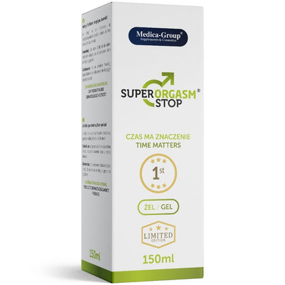 MEDICA GROUP - SUPER ORGASM STOP GEL INTIMO UOMO 150 ML - MEDICA GROUP | Lingerie Harness Boutique