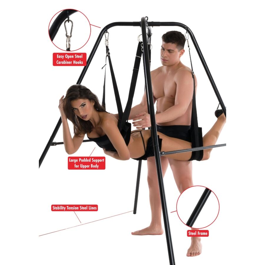HIDDEN DESIRE - EXTREME LOVERS ALTALENA SEXUALE CON SUPPORTO - HIDDEN DESIRE | Lingerie Harness Boutique