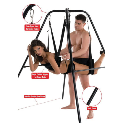 HIDDEN DESIRE - EXTREME LOVERS ALTALENA SEXUALE CON SUPPORTO - HIDDEN DESIRE | Lingerie Harness Boutique
