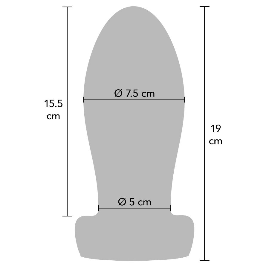 HIDDEN DESIRE - EXTREME HEAVY STRETCHER PLUG ANALE XL - HIDDEN DESIRE | Lingerie Harness Boutique