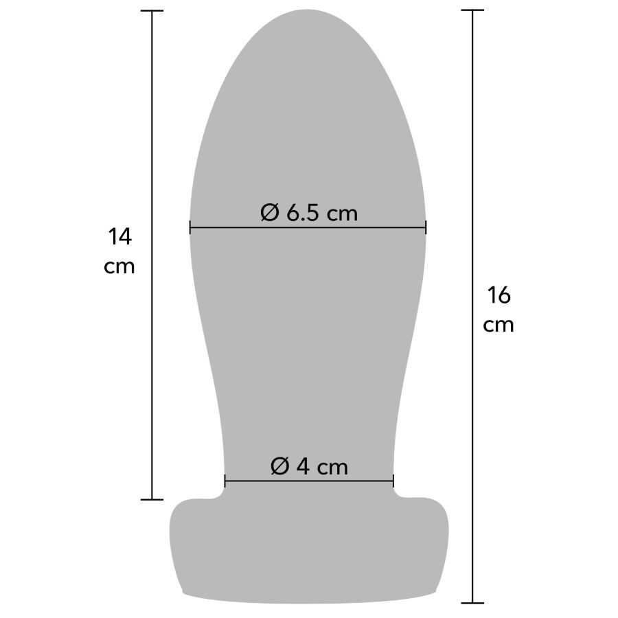 HIDDEN DESIRE - EXTREME HEAVY ANAL STRETCHER PLUG ANALE L - HIDDEN DESIRE | Lingerie Harness Boutique
