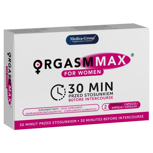 MEDICA GROUP - ORGASM MAX PER DONNA 2 CAPSULE - MEDICA GROUP | Lingerie Harness Boutique