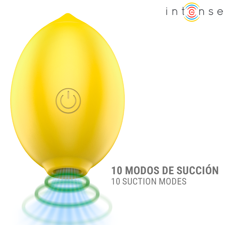 INTENSE - MONI STIMOLATORE CLITORIDE A SUZIONE LEMON - INTENSE FUN TOYS | Lingerie Harness Boutique