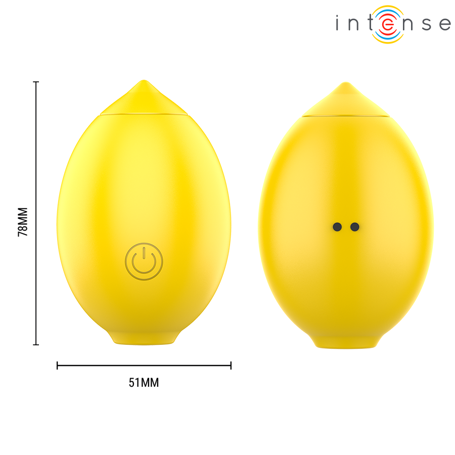 INTENSE - MONI STIMOLATORE CLITORIDE A SUZIONE LEMON - INTENSE FUN TOYS | Lingerie Harness Boutique