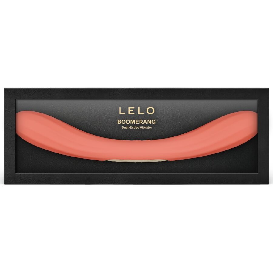 LELO - BOOMERANG VIBRATORE A DOPPIA ESTREMITÀ ROSSO CORALLO - LELO | Lingerie Harness Boutique