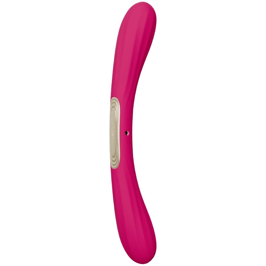 LELO - BOOMERANG VIBRATORE A DOPPIA ENDA CERISE - LELO | Lingerie Harness Boutique