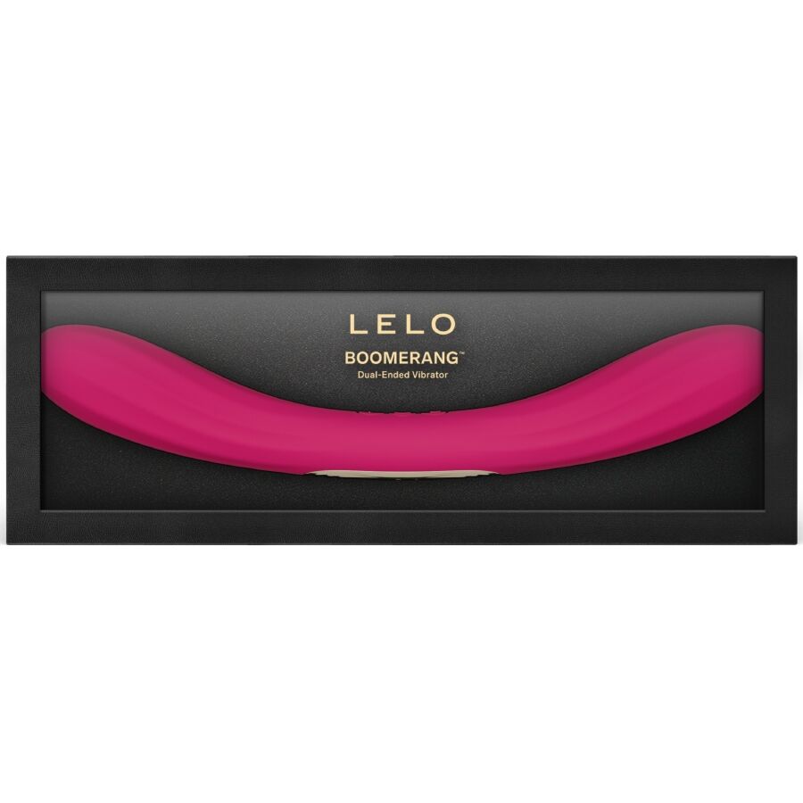 LELO - BOOMERANG VIBRATORE A DOPPIA ENDA CERISE - LELO | Lingerie Harness Boutique