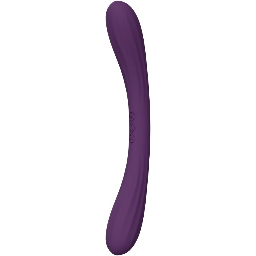 LELO - BOOMERANG VIBRATORE A DOPPIA ESTREMITÀ VIOLA - LELO | Lingerie Harness Boutique