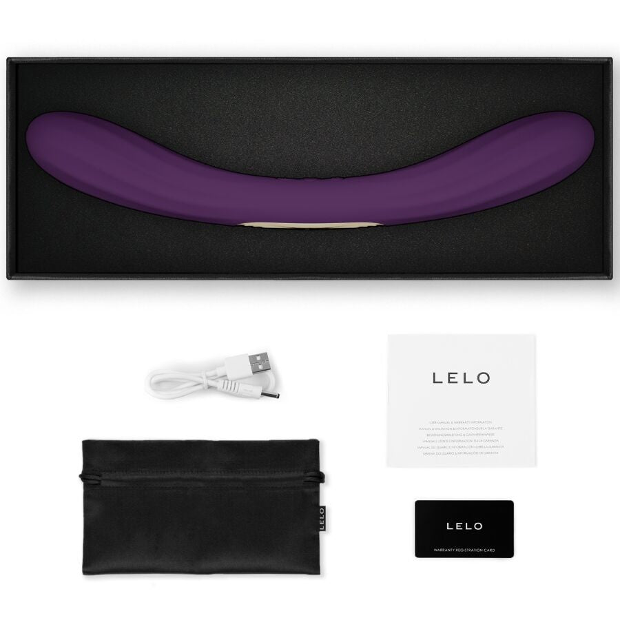 LELO - BOOMERANG VIBRATORE A DOPPIA ESTREMITÀ VIOLA - LELO | Lingerie Harness Boutique