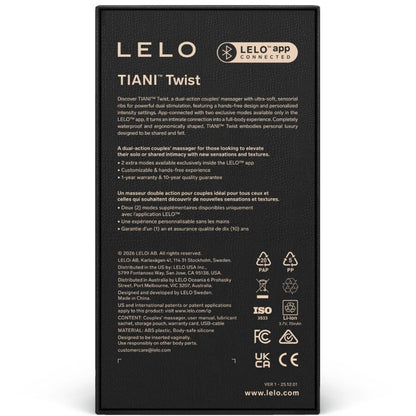 LELO - TIANI VIBRATORE PER COPPIE TWIST ROSA TENUE - LELO | Lingerie Harness Boutique