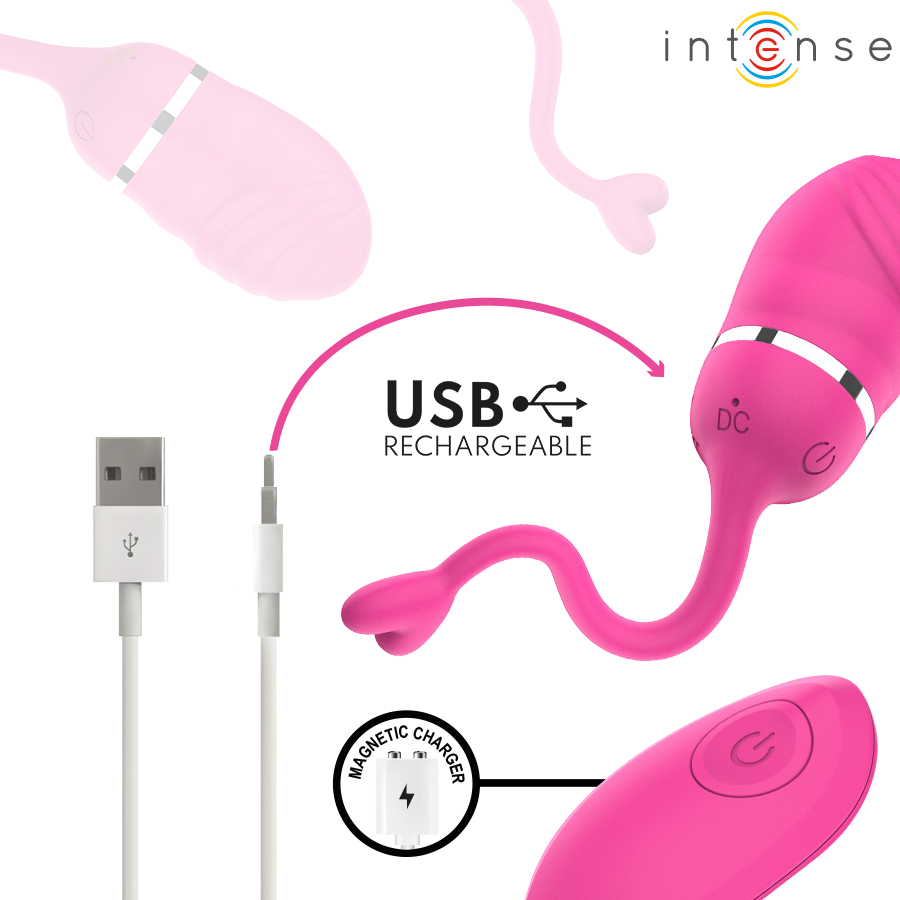 INTENSE - SOOKIE UOVO VIBRANTE CON TELECOMANDO ROSA - INTENSE REMOTE CONTROL | Lingerie Harness Boutique