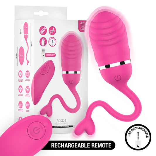 INTENSE - SOOKIE UOVO VIBRANTE CON TELECOMANDO ROSA - INTENSE REMOTE CONTROL | Lingerie Harness Boutique