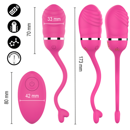 INTENSE - SOOKIE UOVO VIBRANTE CON TELECOMANDO ROSA - INTENSE REMOTE CONTROL | Lingerie Harness Boutique