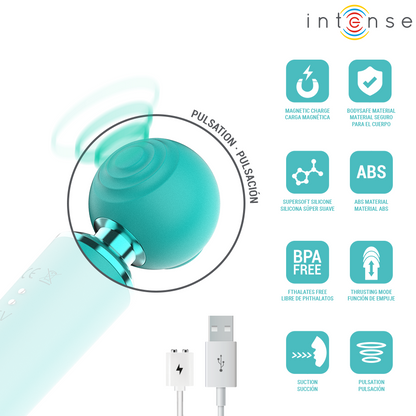 INTENSE - HAMBY ASPIRATORE MULTIFUNZIONE CON ASPIRAZIONE E VIBRAZIONE - INTENSE HIGH TECH | Lingerie Harness Boutique