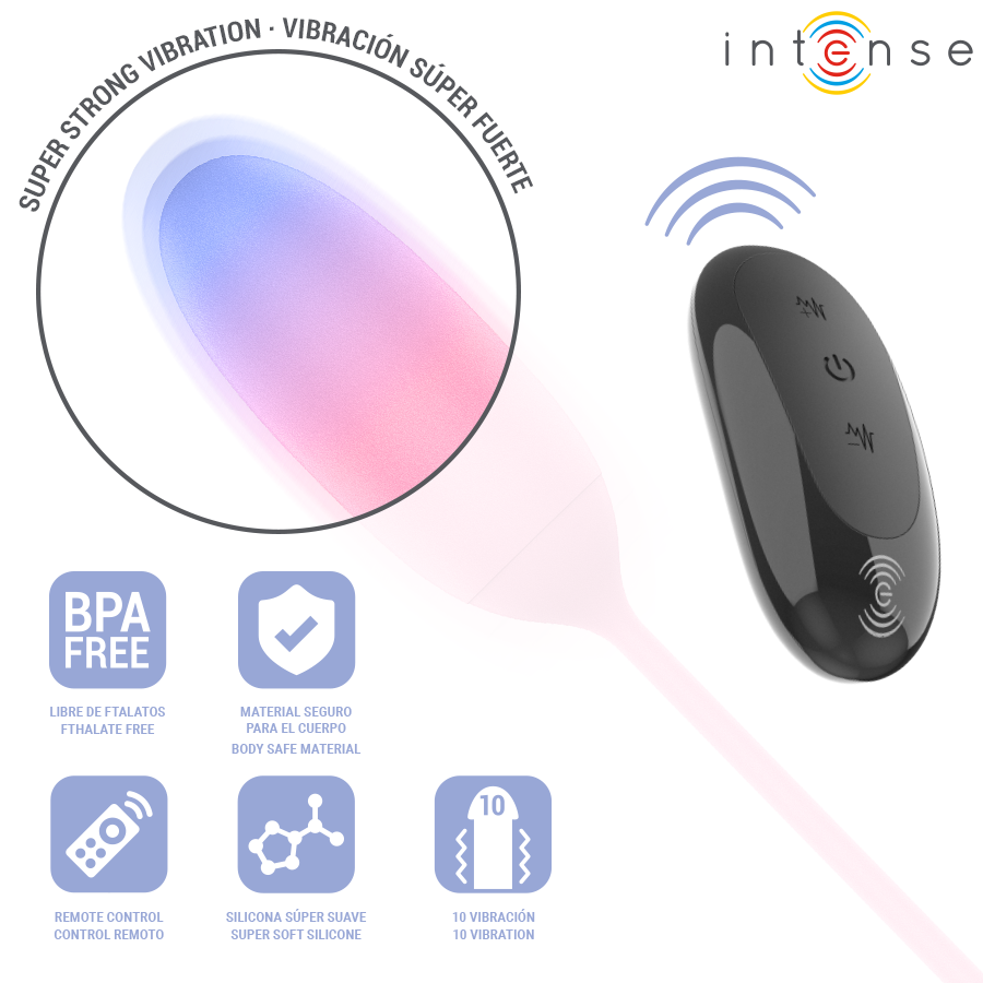 INTENSE - PAMELA VIBRATORE PER PUNTO G GRADIENT - INTENSE REMOTE CONTROL | Lingerie Harness Boutique