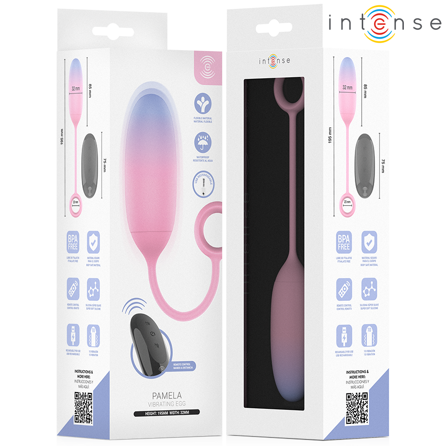 INTENSE - PAMELA VIBRATORE PER PUNTO G GRADIENT - INTENSE REMOTE CONTROL | Lingerie Harness Boutique