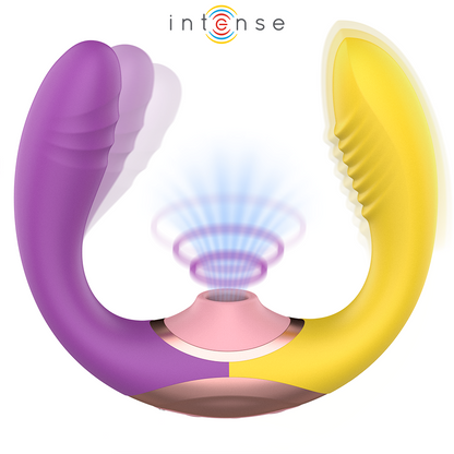 INTENSE - WILLOW  STIMOLATORE A VIBRAZIONE E ASPIRAZIONE 3 IN 1 - INTENSE HIGH TECH | Lingerie Harness Boutique