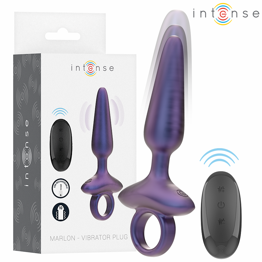 INTENSE - MARLON VIBRANTE ANAL PLUG MODELLO 4 TELECOMANDO - INTENSE ANAL TOYS | Lingerie Harness Boutique