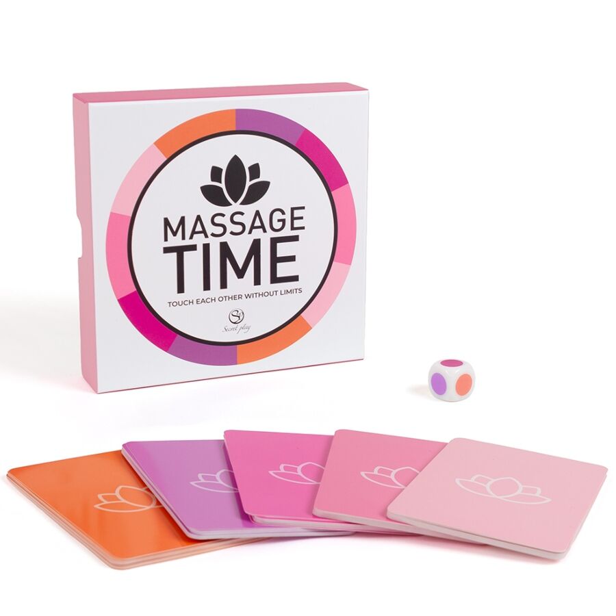 SECRET PLAY - GIOCO DI COPPIA "MASSAGE TIME" - SECRETPLAY 100% GAMES | Lingerie Harness Boutique