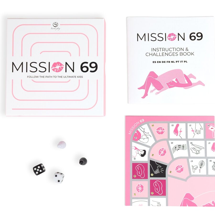 SECRET PLAY - GIOCO DA TAVOLO PER COPPIE "MISSION 69" - SECRETPLAY 100% GAMES | Lingerie Harness Boutique