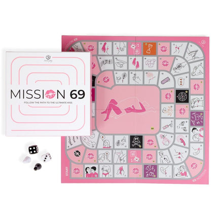 SECRET PLAY - GIOCO DA TAVOLO PER COPPIE "MISSION 69" - SECRETPLAY 100% GAMES | Lingerie Harness Boutique