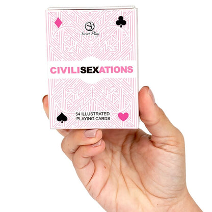SECRET PLAY - GIOCO DI CARTE PER COPPIE "CIVILISEXATIONS" - SECRETPLAY 100% GAMES | Lingerie Harness Boutique