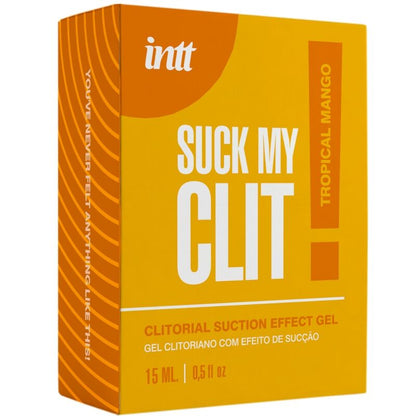 INTT - SUCK MY CLIT GEL EFFETTO ASPIRAZIONE MANGO TROPICALE 15 ML - INTT FOR HER | Lingerie Harness Boutique