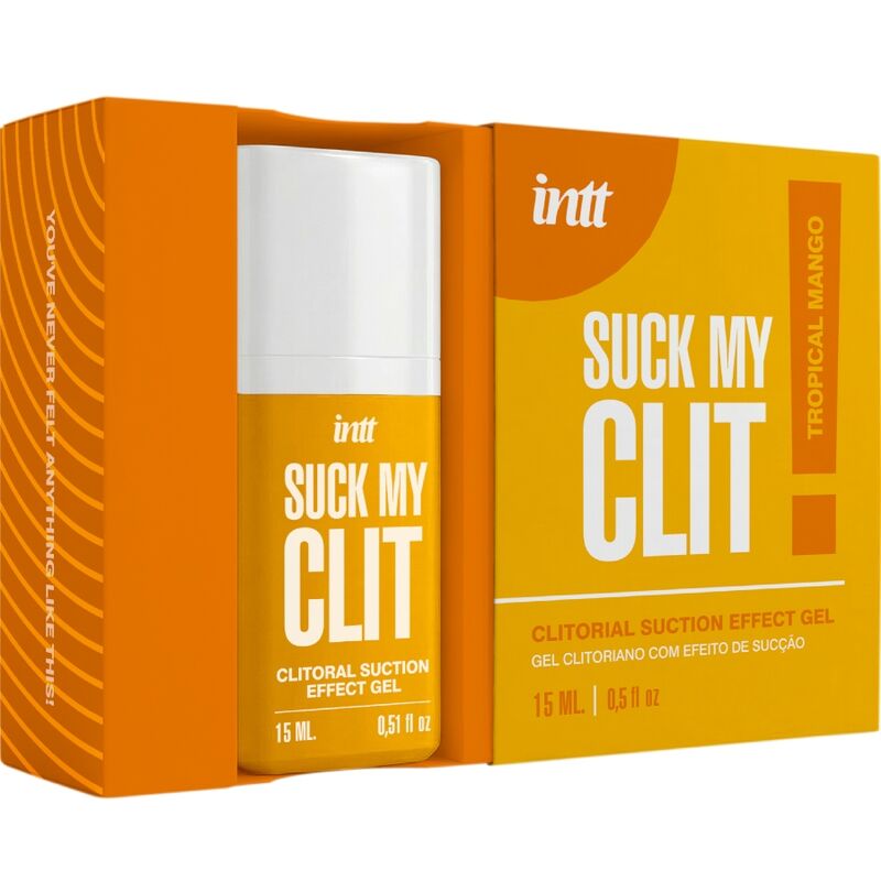 INTT - SUCK MY CLIT GEL EFFETTO ASPIRAZIONE MANGO TROPICALE 15 ML - INTT FOR HER | Lingerie Harness Boutique