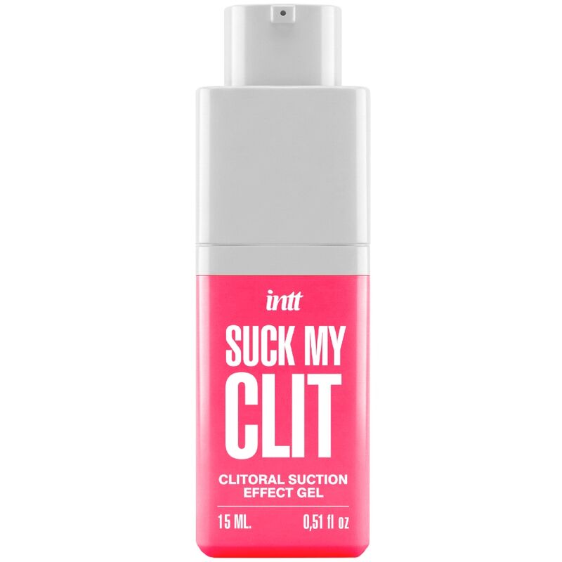 INTT - SUCK MY CLIT GEL EFFETTO ASPIRAZIONE FRAGOLA SELVAGGIA 15 ML - INTT FOR HER | Lingerie Harness Boutique