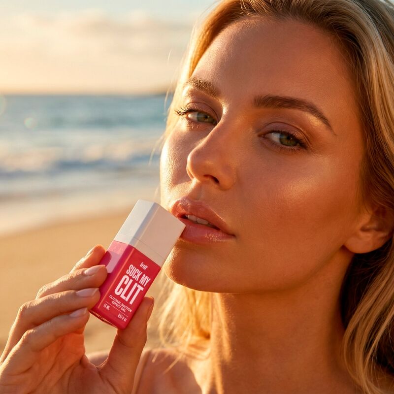 INTT - SUCK MY CLIT GEL EFFETTO ASPIRAZIONE FRAGOLA SELVAGGIA 15 ML - INTT FOR HER | Lingerie Harness Boutique
