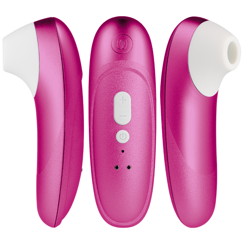 WOMANIZER - STIMOLATORE CLITORIDEO PRO VIBRANTE ROSA - WOMANIZER | Lingerie Harness Boutique