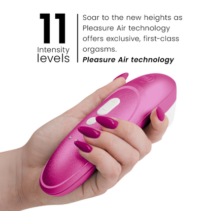 WOMANIZER - STIMOLATORE CLITORIDEO PRO VIBRANTE ROSA - WOMANIZER | Lingerie Harness Boutique