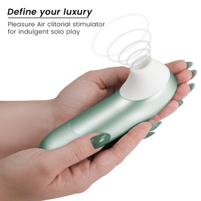 WOMANIZER - STIMOLATORE CLITORIDEO PRO VIBRANTE VERDE SALVIA - WOMANIZER | Lingerie Harness Boutique