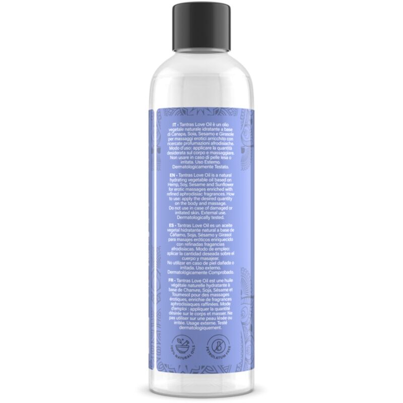 INTIMATELINE - TANTRAS LOVE OIL OLIO DA MASSAGGIO BACIO CALDO 150 ML - INTIMATELINE INTIMATELINE | Lingerie Harness Boutique