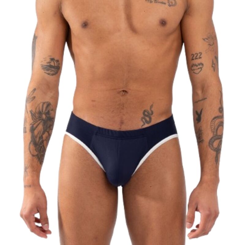 BURN - 020 SLIP NAVY S - BURN | Lingerie Harness Boutique
