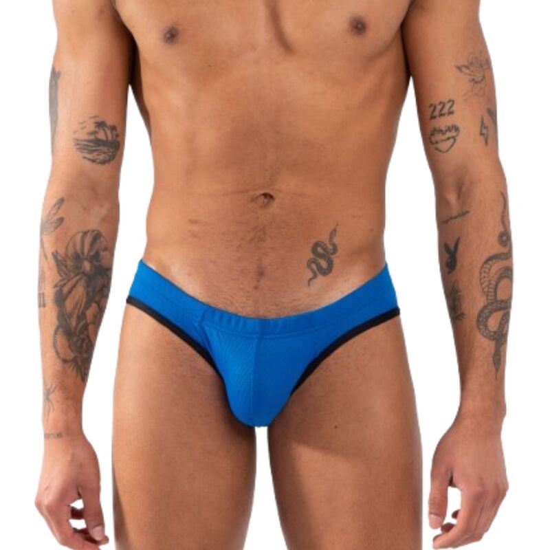 BURN - 018 BLUE SLIP S - BURN | Lingerie Harness Boutique