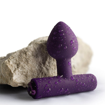 ROCKS-OFF - MINI BACCHETTA RICARICABILE 16 FUNZIONI ROSA PEONIA - ROCKS-OFF | Lingerie Harness Boutique