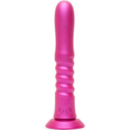 ROMP - JIGGLE VIBRATORE SU E GIÙ CON VENTOSA ROSA - ROMP | Lingerie Harness Boutique