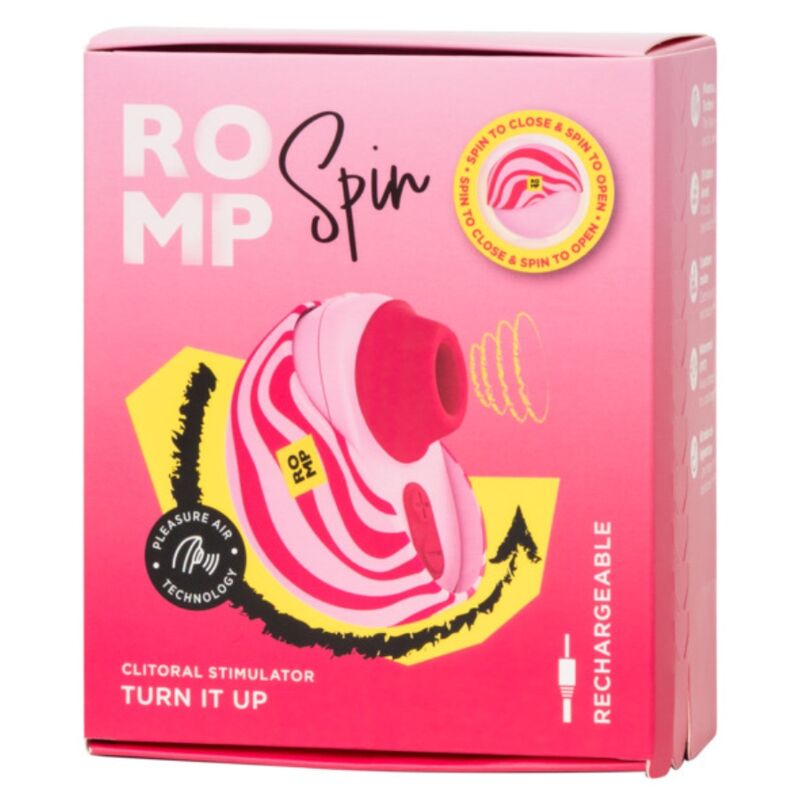ROMP - SPIN CLITORAL SUCTION ANTITUDE WITH ROTATING OPENING AND CHIUSURE - ROMP | Lingerie Harness Boutique