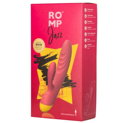 ROMP - JAZZ VIBRATORE A CONIGLIO RICARICABILE JAZZ ROSSO - ROMP | Lingerie Harness Boutique