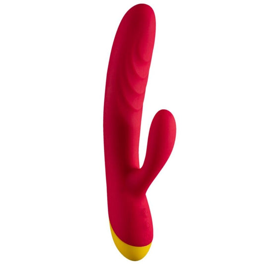 ROMP - JAZZ VIBRATORE A CONIGLIO RICARICABILE JAZZ ROSSO - ROMP | Lingerie Harness Boutique