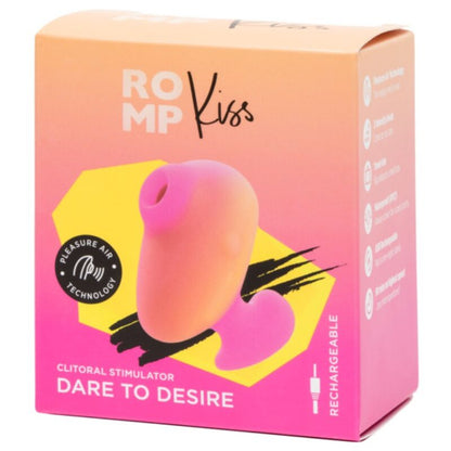 ROMP - KISS VIBRATORE DA DITO RICARICABILE CON ASPIRAZIONE CLITORIDEA - ROMP | Lingerie Harness Boutique
