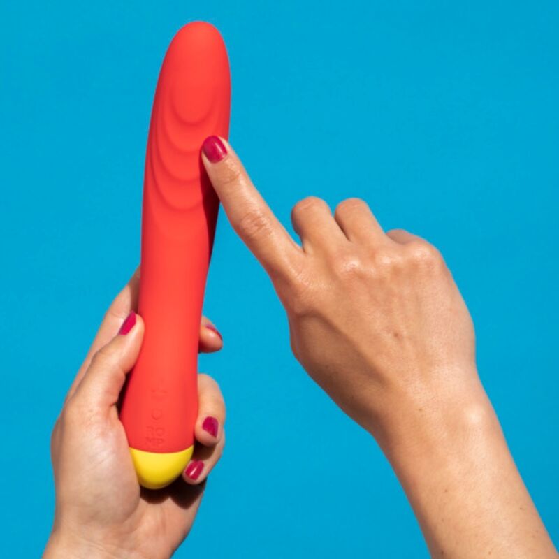 ROMP - HYPE VIBRATORE MULTIFUNZIONE PER IL PUNTO G ROSSO - ROMP | Lingerie Harness Boutique