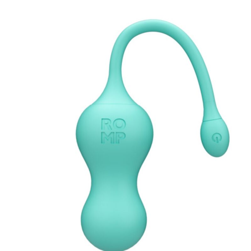 ROMP - CELLO VIBRATORE MULTIFUNZIONE A UOVO TURCHESE CON TELECOMANDO - ROMP | Lingerie Harness Boutique